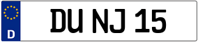 Truck License Plate